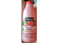 Cottage Fraise Menthe Moisturizing Shower Gel & Bath Milk, Strawberry & Mint, 25.3 fl oz/750 mL - thumbnail 2