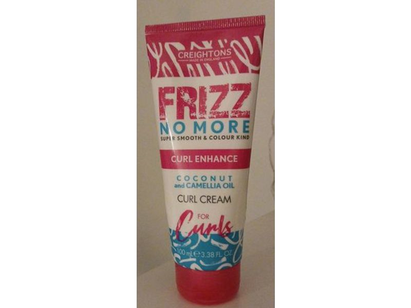 Creightons Frizz No More Curl Enhance Cream, Coconut & Camellia Oil, 3.38 fl oz/100 mL