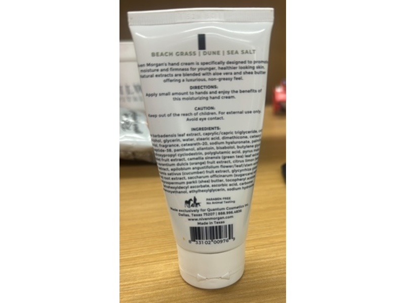 Niven Morgan Hand Cream, Beach Grass & Dune, 2.6 oz/73 g