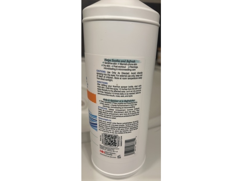 NueVue BioForce Pure HOCl Face & Body Tropical Spray Refill, 33.8 fl oz/1 L