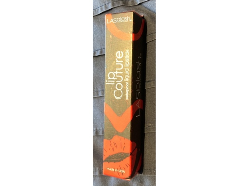 LA-Splash Lip Couture Liquid Lipstick, Venom, 0.10 fl oz/3 mL