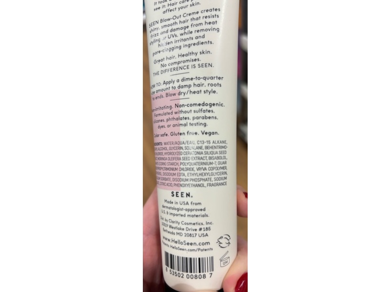 SEEN Blow-Out Creme, 5 fl oz/ 148 mL