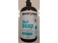 Everyone For Everybody Refreshing + Multitasking 3 In 1 Soap, Eucalyptus + Mint, 32 fl oz/946 mL - thumbnail 2