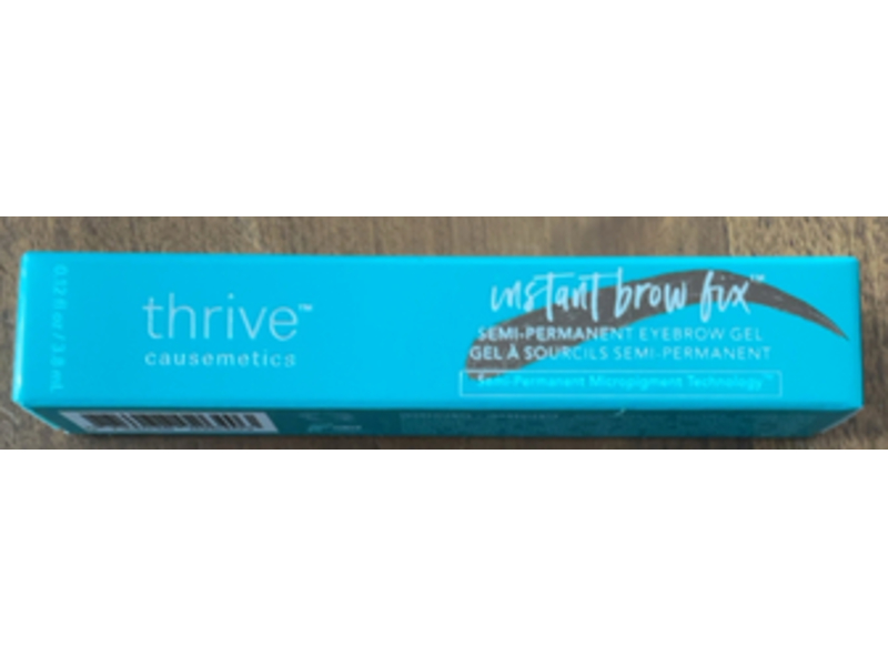 Thrive Causemetics Instant Brow Fix Semi Permanente Eyebrow Gel, Merida, 0.12 fl oz/3.8 mL