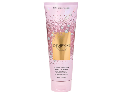 Bath & Body Works Champagne Toast Ultimate Hydration Body Cream, Shea Butter + Hyaluronic Acid, 8 oz/226 g