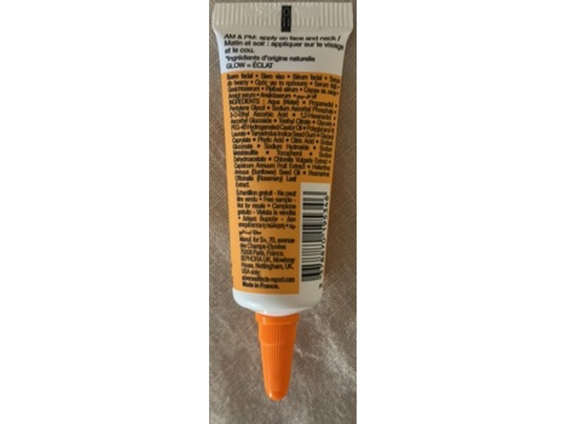 Sephora Glow Super Brightening Serum, Vitamin C + Vitamin E, 0.27 fl oz/8 mL