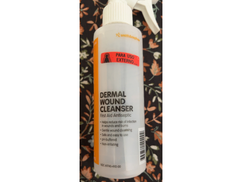 Smith & Nephew First Aid Antiseptic Dermal Wound Cleanser, 8 oz/236 mL