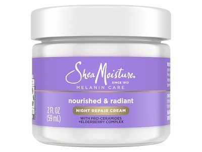 SheaMoisture Melanin Care Night Repair Cream, 2 fl oz/59 mL