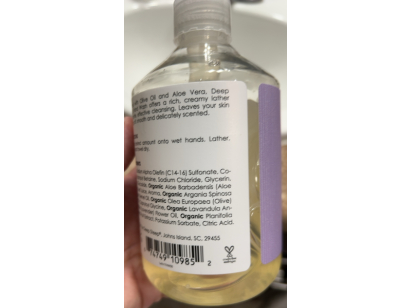 Deep Steep Hand Wash, Lavender Vanilla, 17.6 fl oz/520 mL