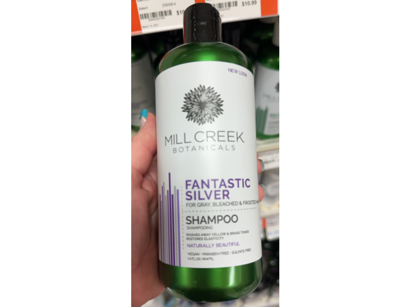 Mill Creek Botanicals Shampoo, Fantastic Silver, 14 fl oz/414 mL