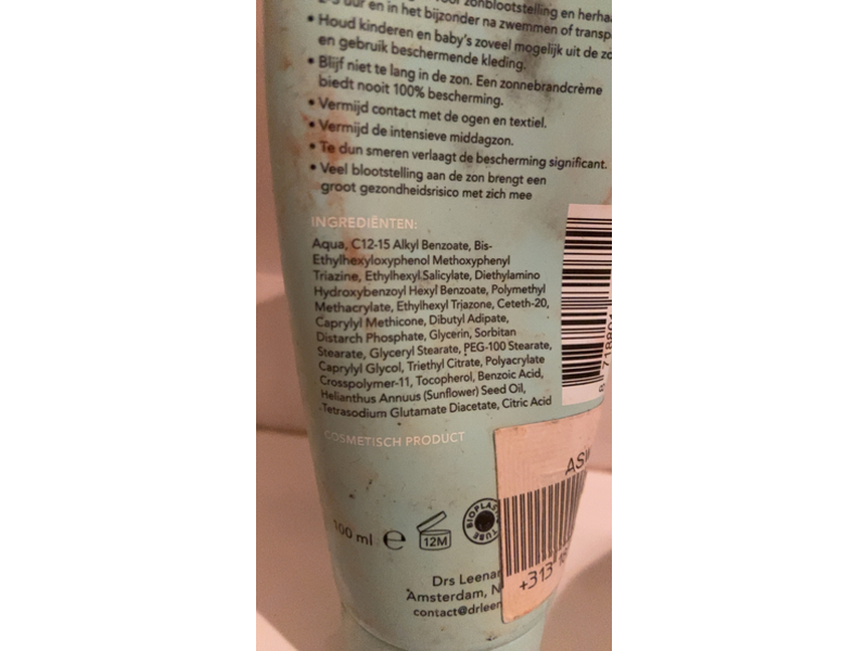 Drs Leenarts Dermatoloog Suncare, SPF 50, 100 mL