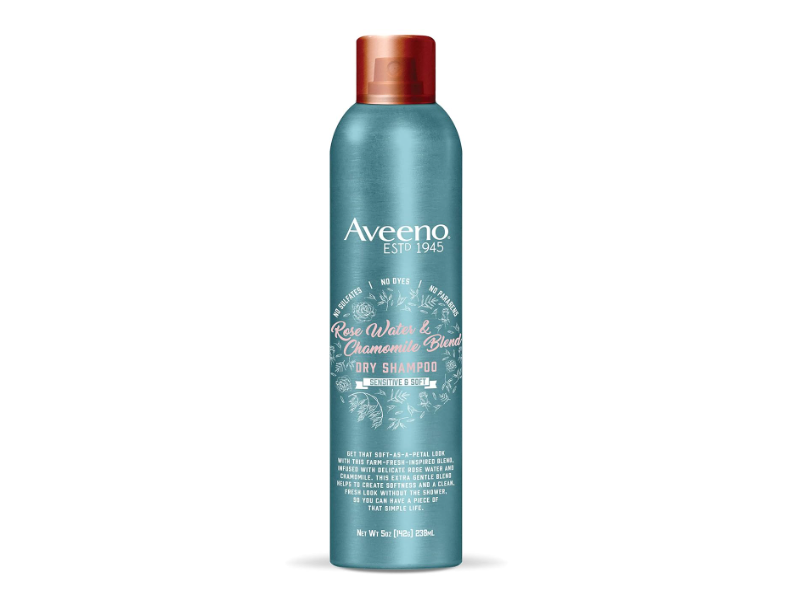 Aveeno Dry Shampoo, Rose Water & Chamomile, 5 oz/238 mL