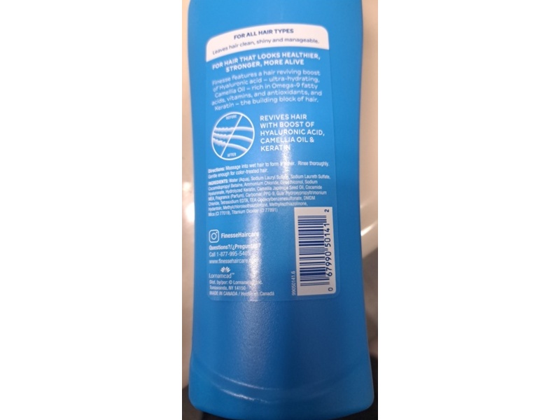 Finesse Restore+Strengthen Normal Shampoo, 13 fl oz/384 mL