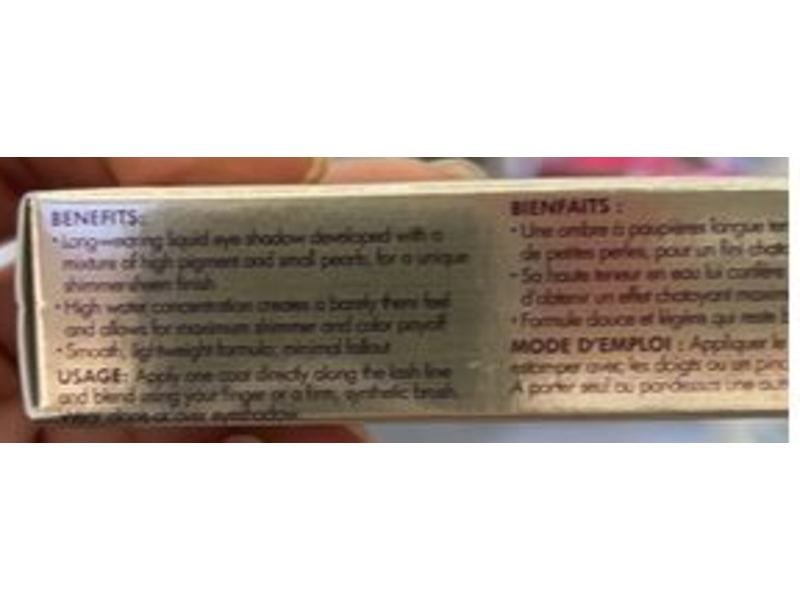 Stila Shimmer & Glow Liquid Eye Shadow, Starlight, 0.153 oz/4.5 mL