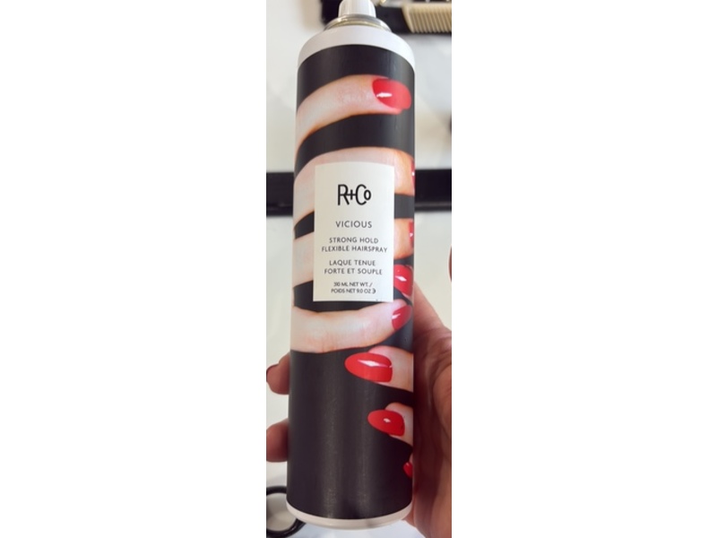 R+Co Vicious Strong Hold Flexible Hairspray, 9 oz/310 mL