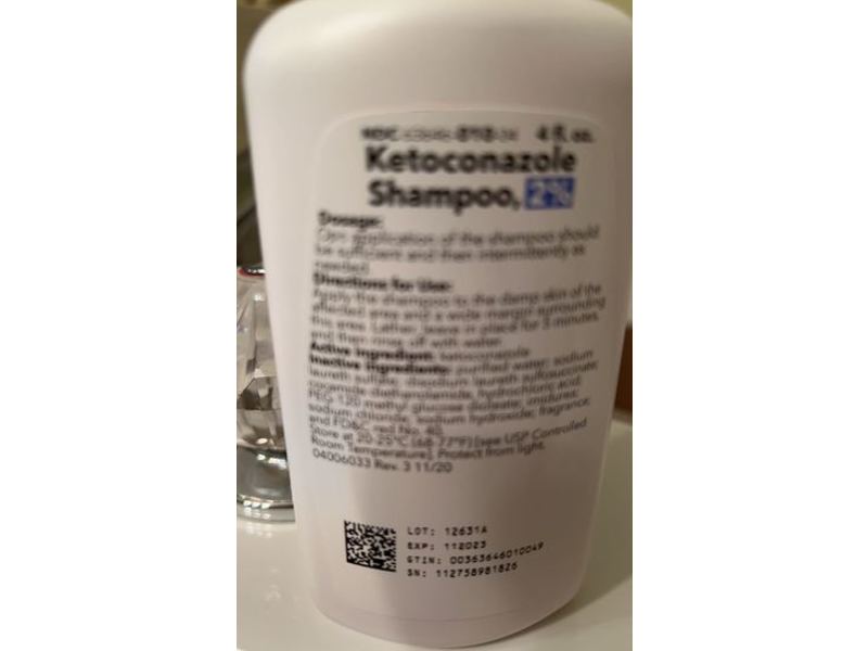 Ketoconazole Shampoo, 2%, 118.28 mL Tolmar Inc (RX)
