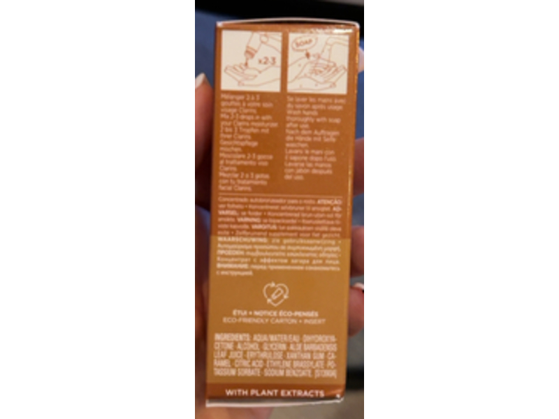 Clarins Self Tan Radiance Plus Golden Glow Booster, 0.5 fl oz/15 mL