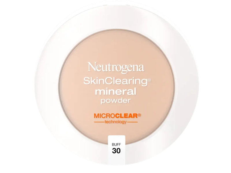 Neutrogena Skin Clearing Mineral Powder, Buff 30, 0.38 oz/11 g