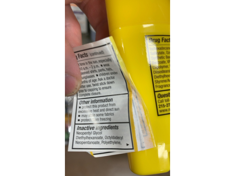 Neutrogena Beach Defense Water+Sun Protection Sunscreen Stick, SPF 50+, 1.5 oz/42 g