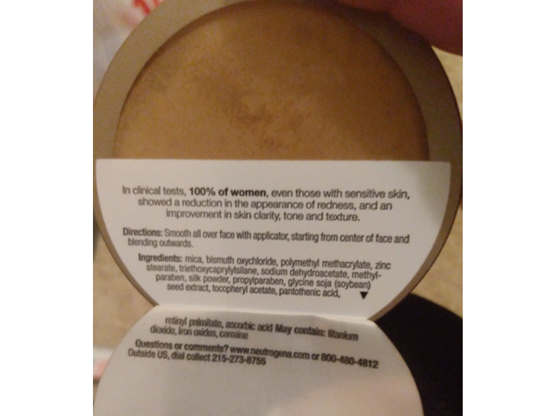 Neutrogena Mineral Sheers Loose Powder Foundation, Tan 80, 0.19 fl oz