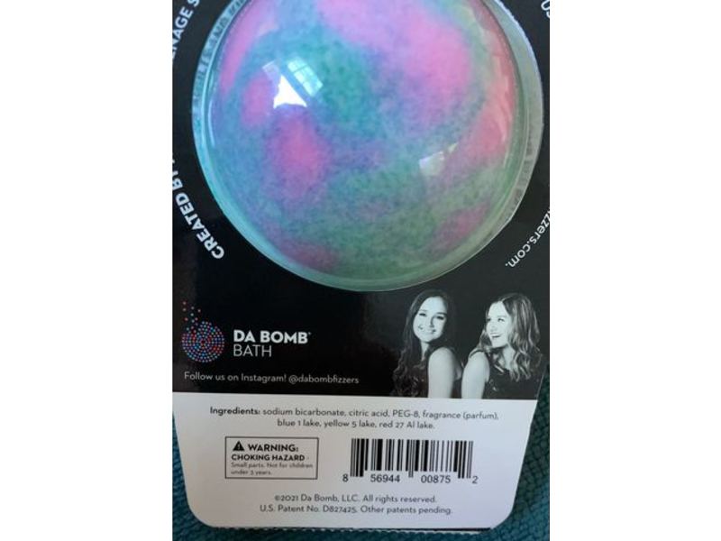 Da Bomb Mermaid Bath Bomb, 7 oz