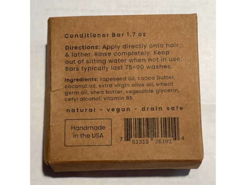 Humby Conditioner Bar, 1.7 oz