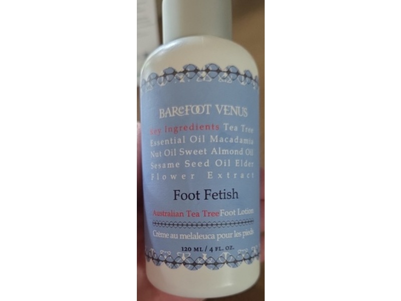 Barefoot Venus Foot Fetish Australian Tea Tree Repairing Foot Lotion, 4 fl oz/120 mL