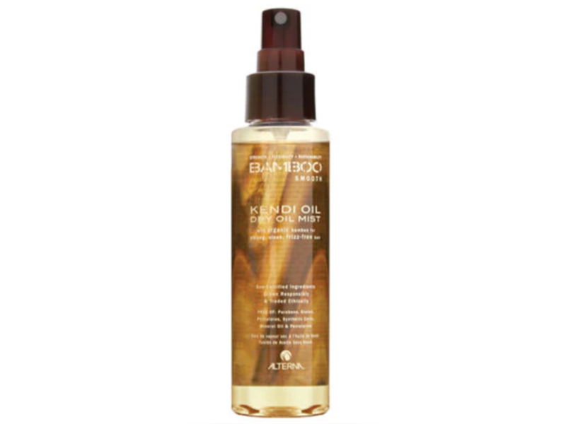 Alterna Bamboo Smooth Ultimate Frizz Control Dry Oil Mist, Kendi Oil, 1.2 fl oz/125 mL
