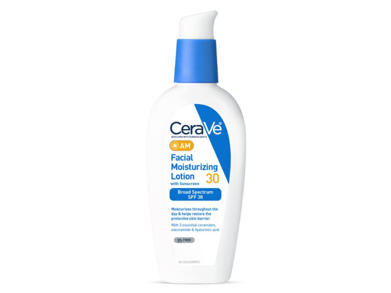 CeraVe Am Facial Moisturizing Sunscreen Lotion, SPF 30, 59 mL