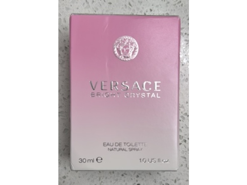 Versace Bright Crystal Eau De Toilette, 1.0 fl oz/30 mL
