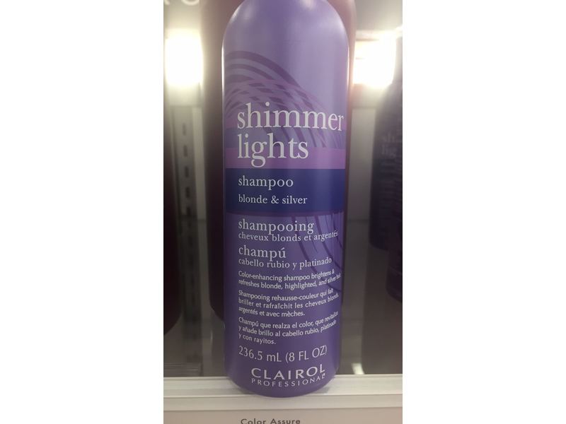 Clairol Professional Shimmer Lights Shampoo, 8 fl oz