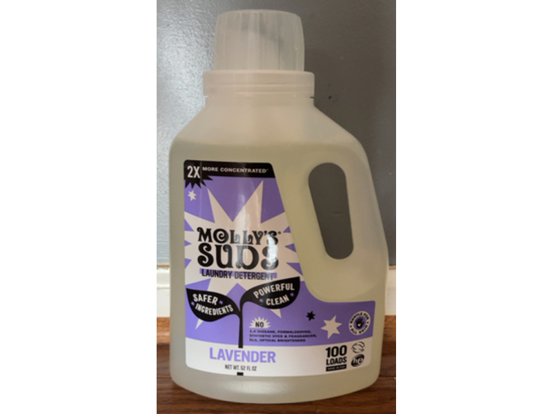 Molly's Suds Laundry Detergent, Lavender, 100 Loads, 52 fl oz