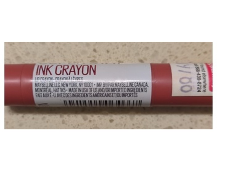 Maybelline Super Stay Ink Crayon Matte Lipstick Makeup, 140 Work For It, 0.04 oz