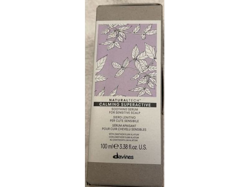 Davines Naturaltech Calming Superactive Soothing Serum, 3.38 fl oz/100 mL