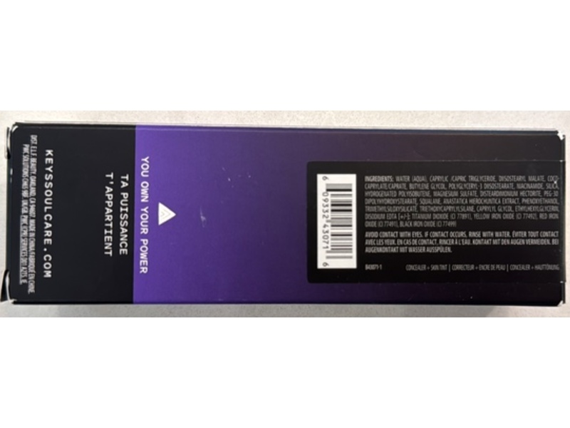 Keys Soulcare It's Like Skin 2-In-1 Concealer + Tint, 120 W Extra Light Warm, 1 fl oz/30 mL