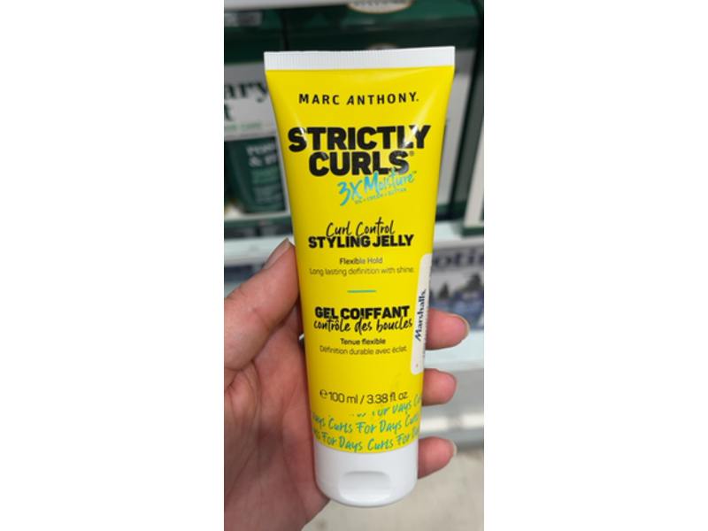 Marc Anthony Strictly Curls Control Styling Jelly, Flexible Hold, 3.38 fl oz/100 mL