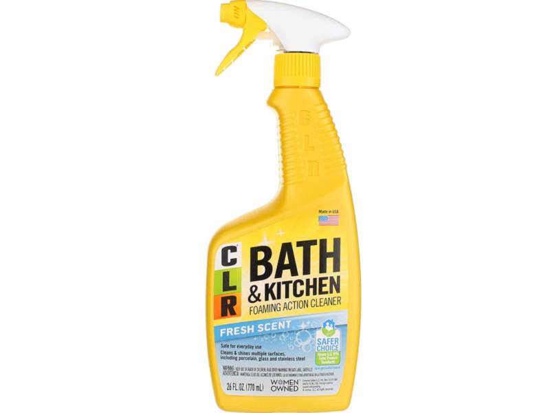 CLR Bath & Kitchen Foaming Action Cleaner, Fresh Scent, 26 fl oz/770 mL