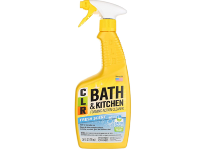 CLR Bath & Kitchen Foaming Action Cleaner, Fresh Scent, 26 fl oz/770 mL