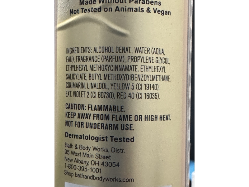 Bath & Body Works Fine Fragrance Mist, Coconut Cream Pie, 8 fl oz/236 mL