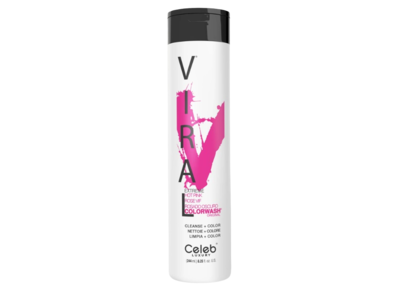 Celeb Luxury Viral Color Wash Shampoo, Vivid Hot Pink, 8.25 fl oz/244 mL