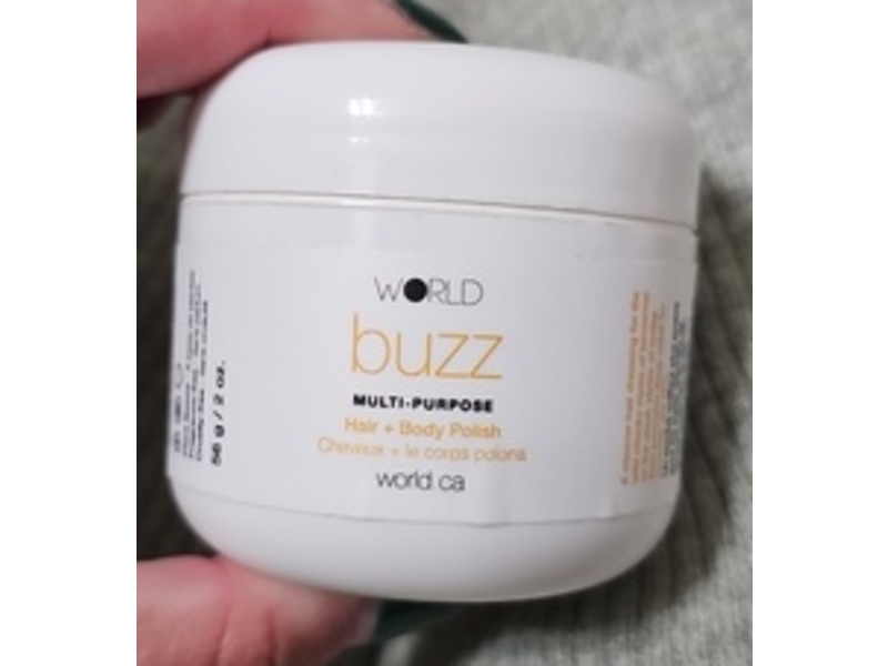 World Buzz Multi-Purpose Hair + Body Polish, 2 oz/56 g