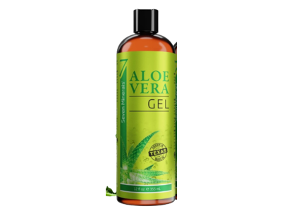 Seven Minerals Face Gel, Aloe Vera, 12 fl oz/355 mL