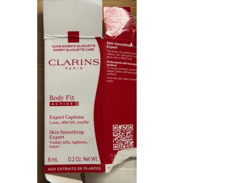 Clarins Paris Body Fit Active Skin Smoothing Expert, 0.2 oz/8 mL