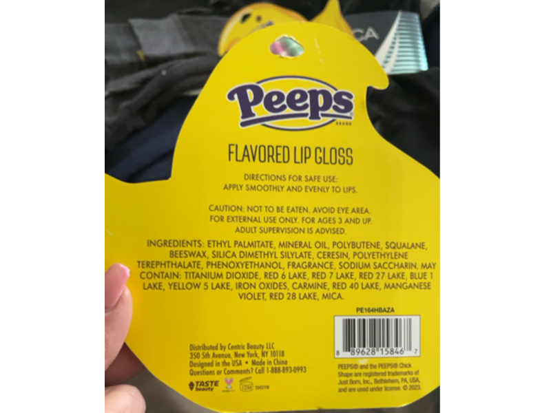 Peeps Flavored Lip Gloss Set, 5 Count
