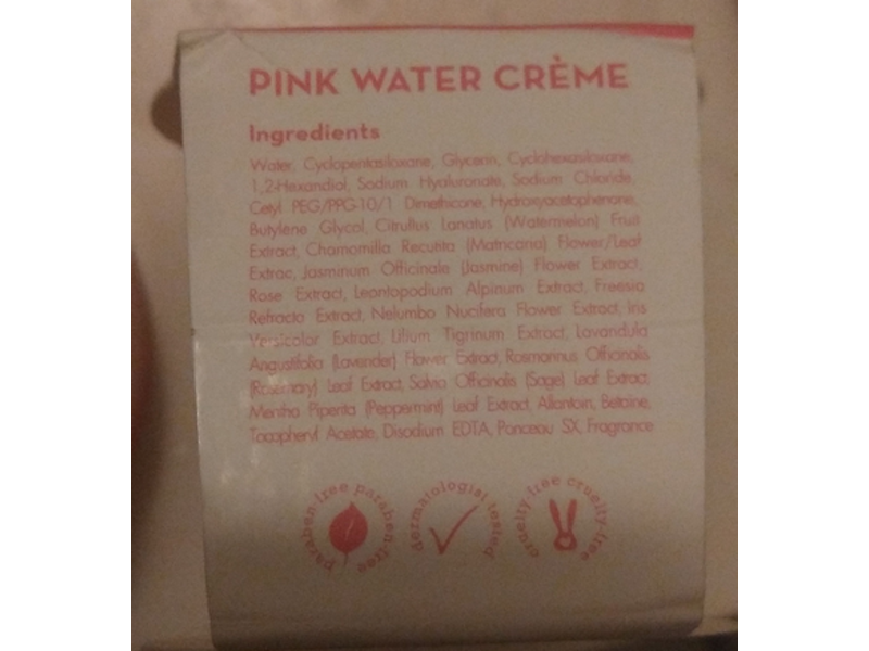 The Creme Shop Pink Water Face Cream, 1.69 oz/50 mL