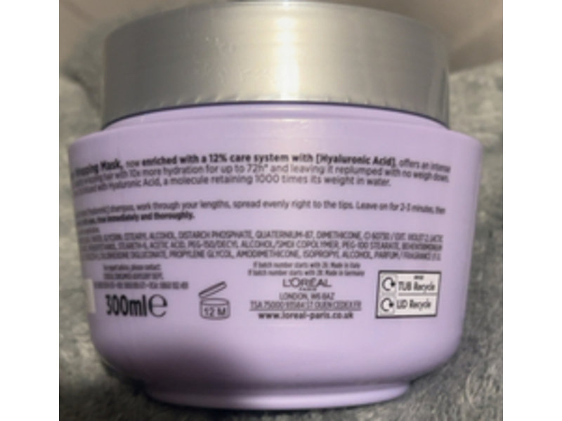 L'Oreal Paris Elvive Moisture Wrapping Mask, 12% Hyaluronic Acid, 300 mL