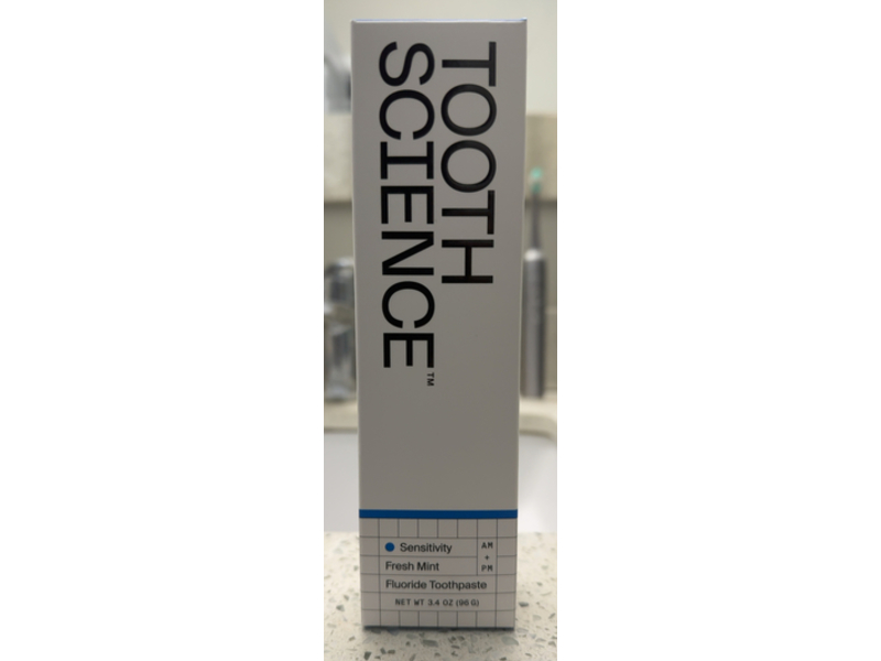 Tooth Science Fluoride Toothpaste, Fresh Mint, 3.4 oz/96 g