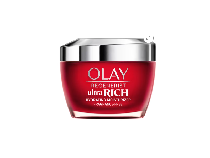 Olay Regenerist Ultra Rich Hydrating Moisturizer, Fragrance Free, 1.7 oz/48 g