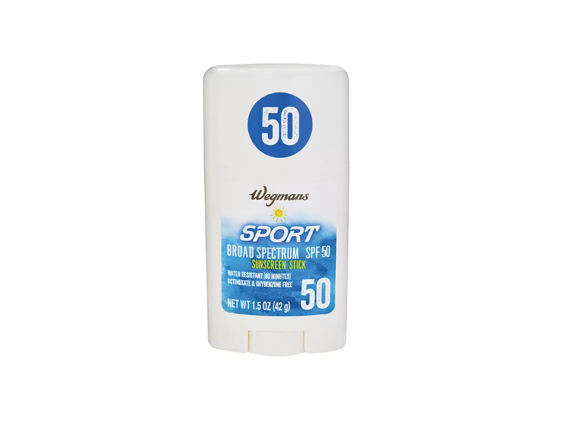Wegmans Sport Broad Spectrum Sunscreen Stick, SPF 50, 1.5 oz/42 g