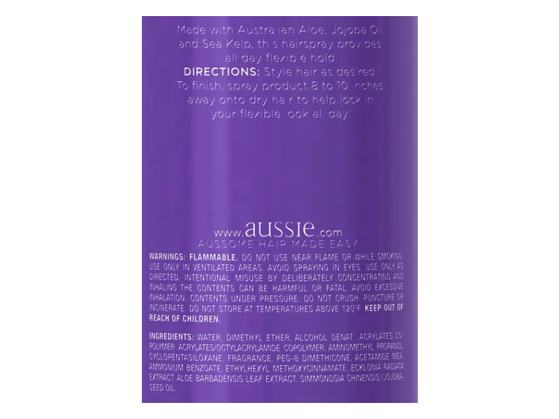 Aussie Mega Hairspray, 17 oz/482 g